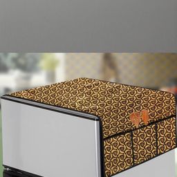 The Furnishing Tree Yellow Printed Refrigerator Cover-image-86