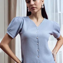 ANJIR Puff Sleeve Top-image-39