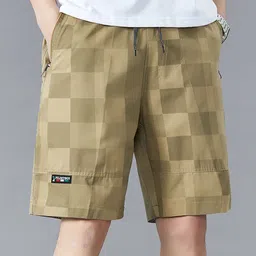 StyleCast x Revolte Men Checked Technology Shorts-image-83