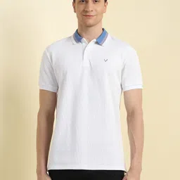 Allen Solly Men Striped Polo Collar T-shirt-image-67