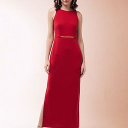 all about you Georgette Bodycon Maxi Dress-image-56