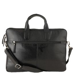 Style Shoes Unisex Textured Leather Laptop Bag-image-97