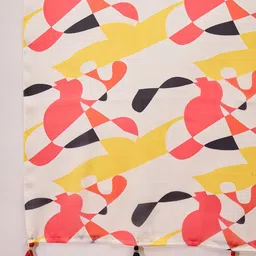 Sangria Abstract Printed Saree With Unstitched Blouse image 5