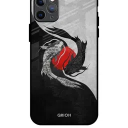 QRIOH Quirky Printed iPhone 11 Pro Max Back Case Mobile Accessories-image-1