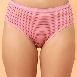 TrybeX Striped Mid-Rise Hipster Briefs SC-WP-Ruchika Line-Pink-image-58