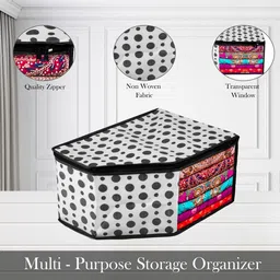 Kuber Industries Black Set of 3 Regular Multi-Utility Organisers image 5