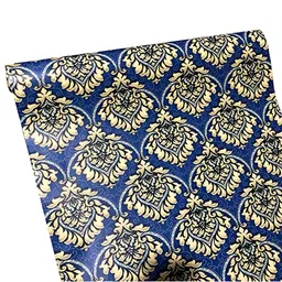 INDIAN ROYALS Blue PrintedSelf-Adhesive & Durable Wall Sticker-image-14