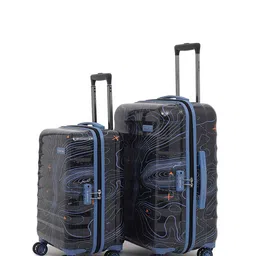 uppercase  Set Of 2 Printed Hard-Sided Trolley Bag-0