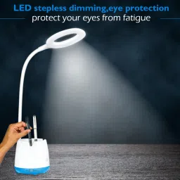 Rocklight Touch On/Off Switch LED Desk Lamp/Student Study Reading/Learning Dimmer/Brightener Rechargeable Led Table Lamps(Multicolor) Study Lamp-26