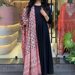 BAESD Women Regular Kurti with Palazzos & With Dupatta image 4