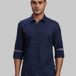 Parx Men Slim Fit Opaque Printed Casual Shirt-picture-50