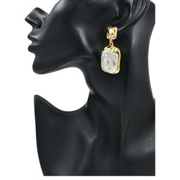 J & C Fashion Are Stainless Steel Gold-Plated Earrings-image-90