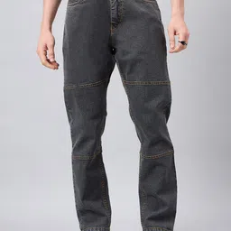 STUDIO NEXX Men Relaxed Fit Slash Knee Stretchable Jeans-image-119