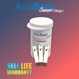 AccuSure Sensor Glucometer Test Strips, Pack of 1 | 50 Glucometer Strips 50 Glucometer Strips image 2