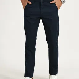 RAVINIK Men Classic Straight Fit Trousers-picture-14