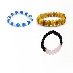 Divine souvenirs Unisex Set Of 3 Artificial Beaded Elasticated Bracelets-49