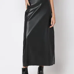 Vero Moda Back Slit A-Line Midi Skirt-image-63