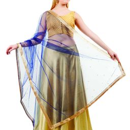 Way2Like Embellished Beads and Stones Net Scarf Hijab Dupatta-picture-13