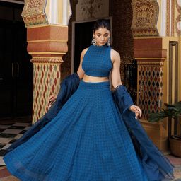 Ragavi Embroidered Ready to Wear Lehenga & Blouse With Dupatta-picture-14