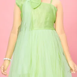 BAESD Net A-Line Midi Dress image 2