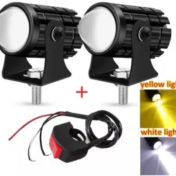 Motorcycle and Car Light Led White and Yellow With Switch_PS14 Fog Lamp Motorbike LED (12 V, 36 W)-picture-22