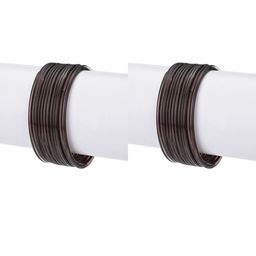 1ST TIME Set Of 24 Brown Alloy Bangles-picture-8