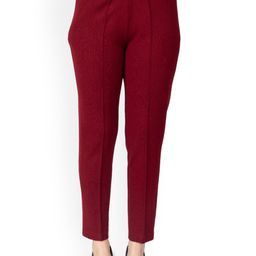 TWENTY ME Women Comfort High-Rise Easy Wash Trousers-image-58