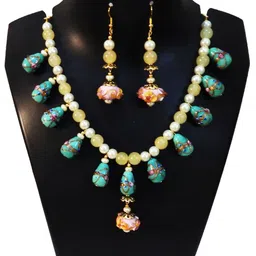 Jaya Vision Jewelry Gold-Plated Copper Jewellery Set-picture-37