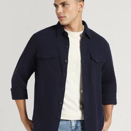 AMERICAN EAGLE OUTFITTERS Men Classic Opaque Casual Shirt-picture-12