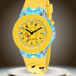 ON TIME OCTUS Boys Printed Dial & Straps Analogue Watch KD-023 YELLO-0