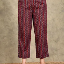 Aramya Chevron Women Printed Regular Trousers-picture-18
