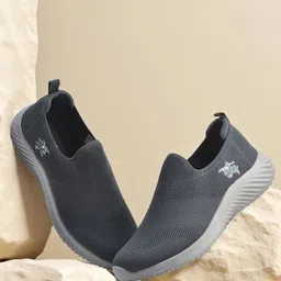 Cantabil Men Textured Slip-On Sneakers-image-12
