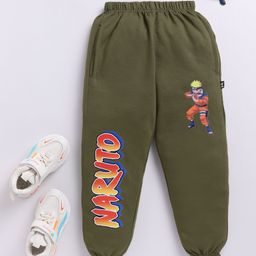 YK X Minute Mirth Boys Naruto Printed Pure Cotton Joggers-image-95