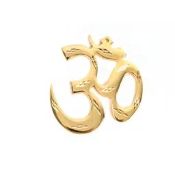 The Spiritual Living Deity Gold-Toned Glossy OM For Door Entrance Wall Decor-30