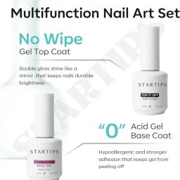 Nail Care Gel Finish Gel Foundation 15ml Top Coat Finish Nail Art Design For Women-10