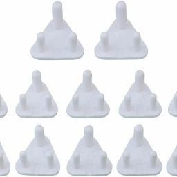 12 PCS Baby Safety Plug Cover, Electrical Socket Cover for Child safety (White)-image-52