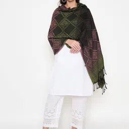 Zigo Women Floral Woven Design Shawl-picture-58
