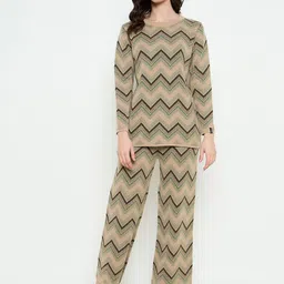 CREATIVE LINE Self-Design Sweater With Trouser Co-Ords-image-55
