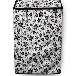 The Furnishing Tree Washing Machine Cover Floral Pattern Grey Compatible for Whirlpool 6 Kg Fully-A-image-75