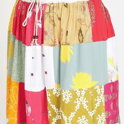 BAESD Printed A-Line Maxi Skirt image 2