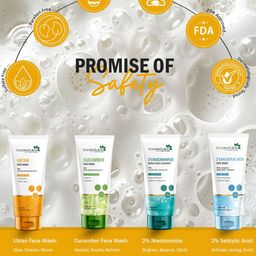 7 days 7DAYS Set Of 2 Vitamin C Face Wash For Cleansing With Orange Peel & Lemon Balm 100ml Each image 4