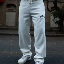 Powerlook Men Off-White Baggy Fit Track Pant-image-32