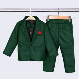 Hikuj Boys Checked 3 Piece Suit-picture-14