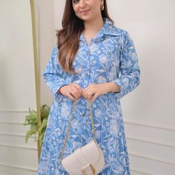 Diva's Choice Women Cotton Blend Kurta Sets-image-94