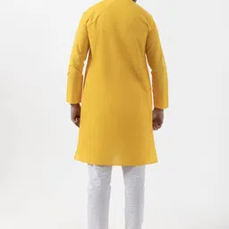 DEVOILER Men Ethnic Motifs Printed Regular Kurta with Pyjamas image 4