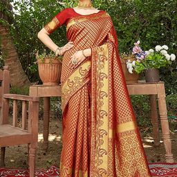 Aldwych Woven Design Zar Banarasi Saree-image-86