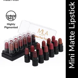 MILA BEAUTE Set Of 12 Creamy Matte Mini Lipstick Kit - 14.4g - Shade - C-13