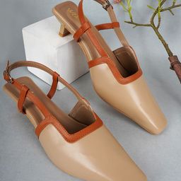 WZAYA Women Kitten Heel Sandals With Buckles-image-1