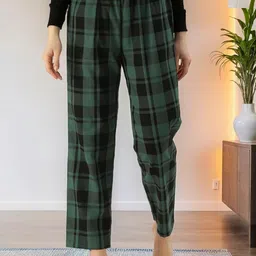 Kryptic Pack Of 2 Pure Cotton Mid-Rise Lounge Pants-image-42