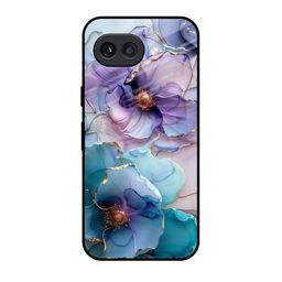 QRIOH Floral Printed Silicone Google Pixel 9A Back Case-image-88